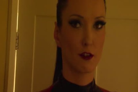 kinky Wife In PVC With Crossdressing spouse