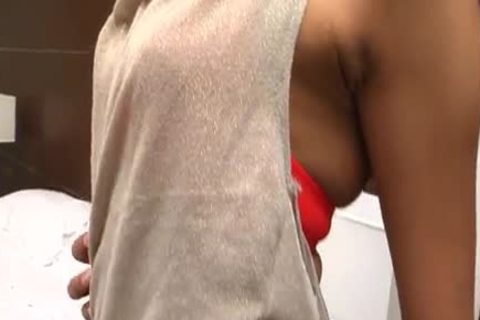 Ladyboy Maj Looks sexy In stockings