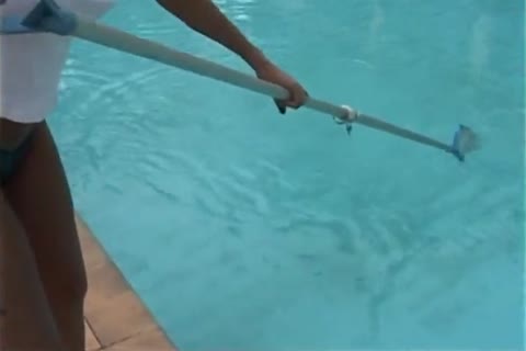 Redhead lady-man Monica Kicelly receives plowed By The Pool