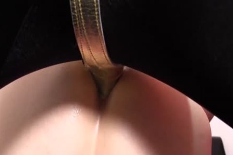 sexy Crossdressser hoe Wanks And plows Then Cums On Her taut Latex dress