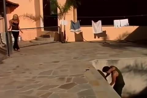 cute blonde ladyboy hammers lad Outside