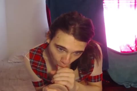 Trap feels in need of real fucking in her lingerie