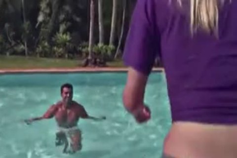 shemale raw By The Pool