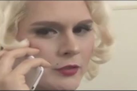 naughty blond ladyboy arse pounded And Facialized