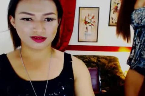 wild tranny pair Do face hole pounding Action