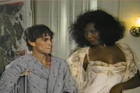 Vintage ebony TS In 3some