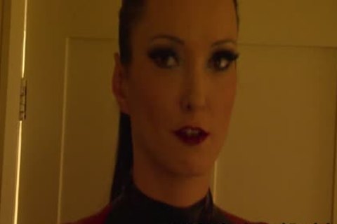 cute Wife In PVC With Crossdressing spouse