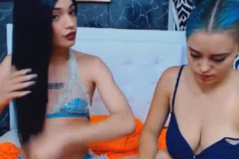 sleazy t-girl bonks Her Female friend