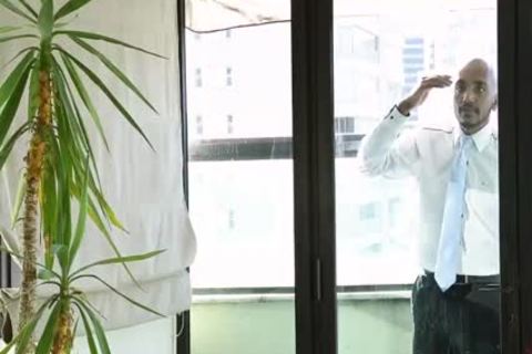 Closing The Deal - White And dark T/S Sex