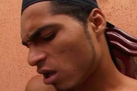 black stud lady-mans acquires arse slammed