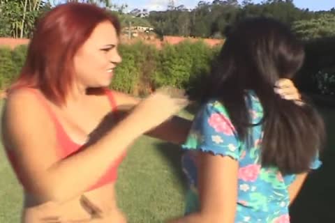 appealing RedHead tranny poke delicious teen latin chick Outdoor. Part. two/4