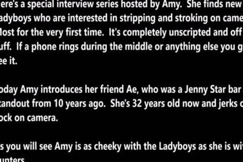 Jenny Is A cheeky lady-man In stockings