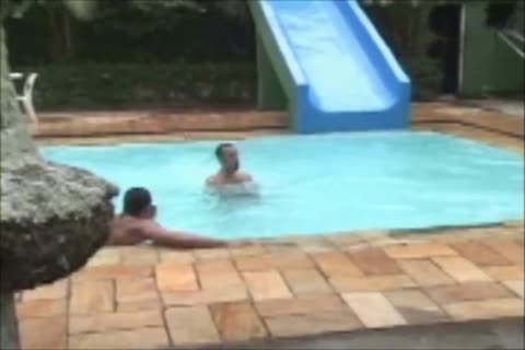 BRAZILIAN shemale GROUPSEX  POOL PARTY #1
