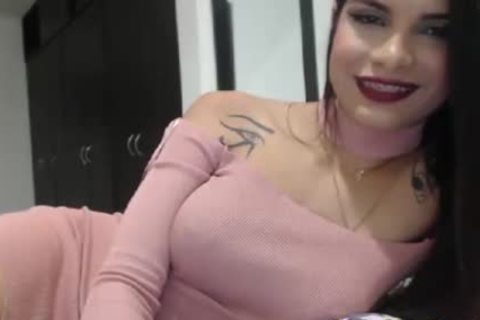 juicy big scones Ladyboy Teasing On cam