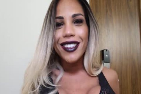 Sensational ladyboy Sucks monstrous weenie And cook jerking