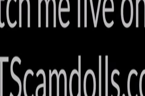 lovely tgirl Screaming large O & ejaculation - TScamdolls.com
