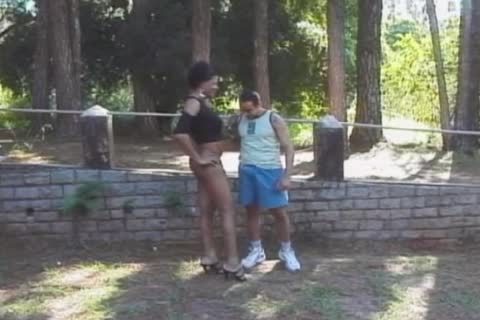 shelady-mulatto In dark drilling With lad