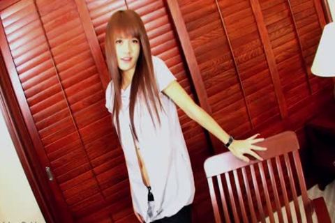 kinky asian tranny gets Herself Excited