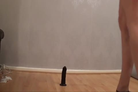 Sissy With recent dildo