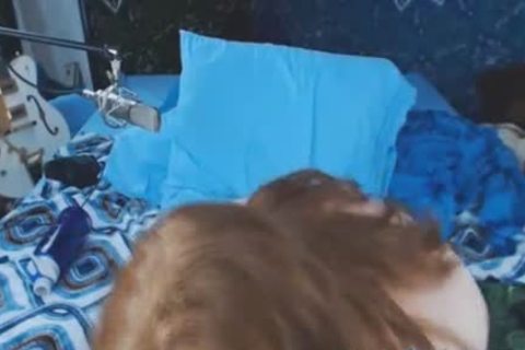 White Skin shemale In Her Bedroom Heating Up