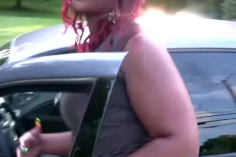 chubby dark lady-man Shakes biggest butthole And Jerks Shecock