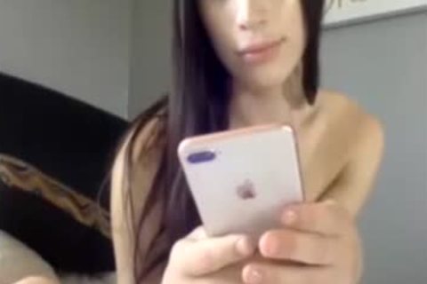 juicy brunette shemale Teasing webcam