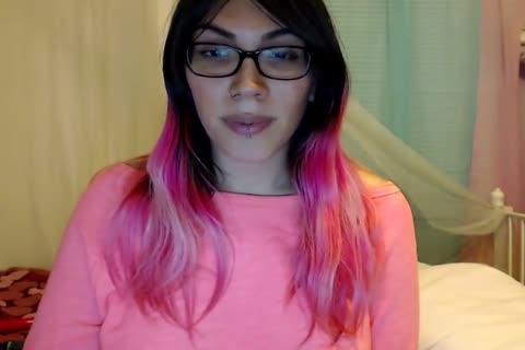 Underboob TS Rides To Intense sperm