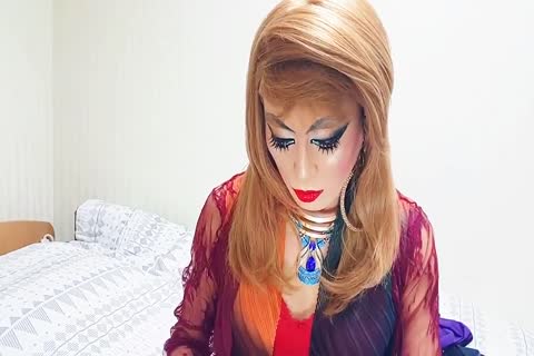 Sissy cutie Niclo nasty heavy Makeup17
