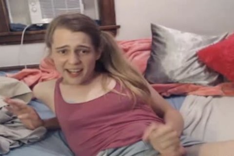 wicked legal age teenager ladyman Playing With Her fake penis