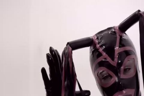 Latex tgirl pounds villein
