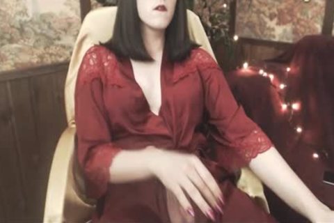 wild ladyman In Red costume Strokes & Cums