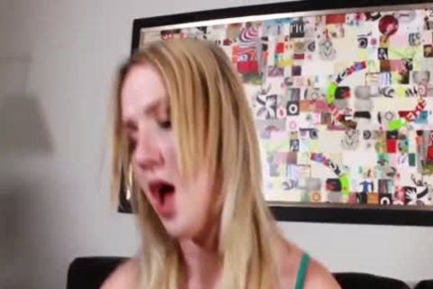fine Kayleigh Coxx dripping TS sperm After wanking