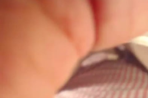 attractive Chinese Transgirl In juicy pantyhose stroking Her yummy rod