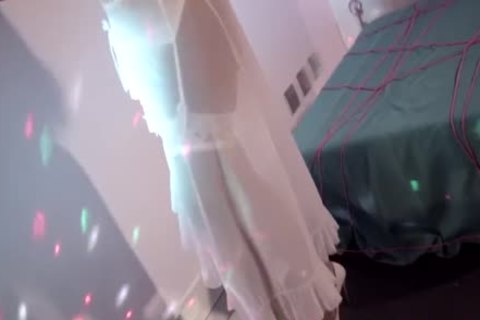 Latin ladyman Juliana Vidal bangs A man