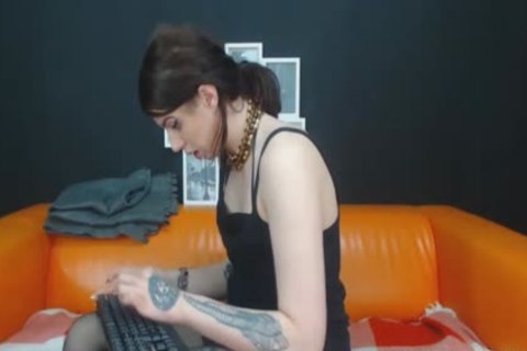 pretty nice-looking sheboy Masturbate On web camera