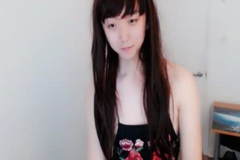 asian legal age teenager Crossdresser Solo cam