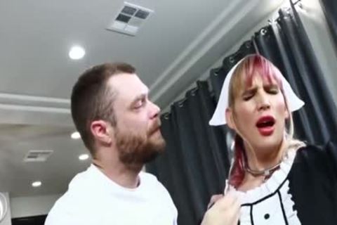 t-girl disciplined For Being naughty!