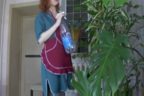 gal With A strap On penetrates A messy Crossdresser