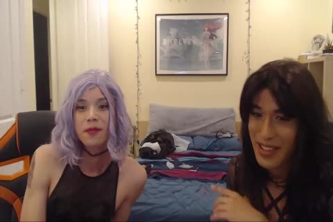 oriental Crossdresser receives plowed On Chaturbate! #two
