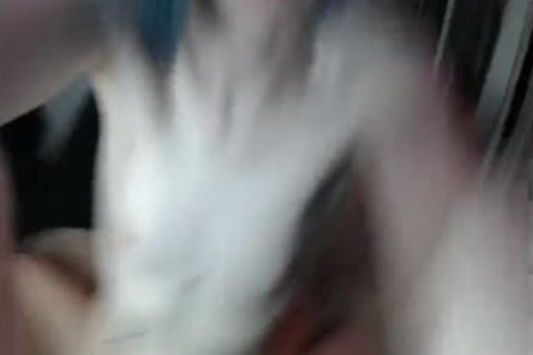 stunning Blue Hair Trap ass pound With Her Boyfriend