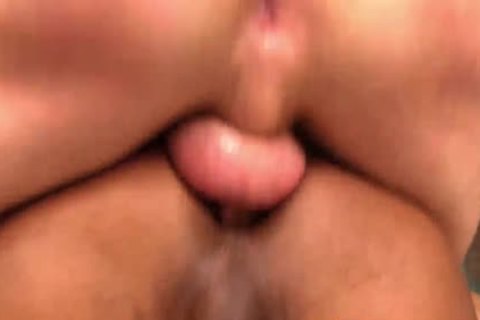 Hung black TS Lavinia Magalhaes And Her White boyfriend plough Each Others butts