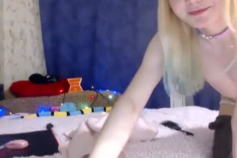 blonde Sissy: Throatfucking, a2m, Salivating