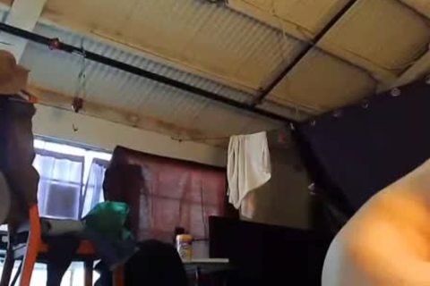 Short-haired Ladyboy With A Spasming big O