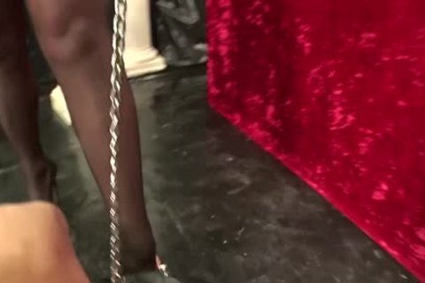 tranny female-corporalist Latex plow ass boy