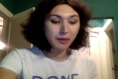 Cutest Ladyboy Sarah Jae Toying Her wazoo And Having Lunch