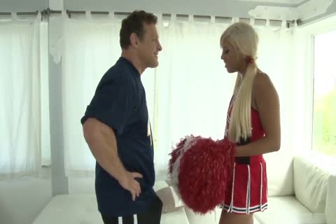 young shemale Cheerleader Getting poked