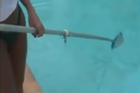 Giovanni Chilling At The Pool With Monica Kicelly