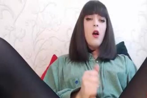 19yo Russian shelady Tugging Her big cock Online