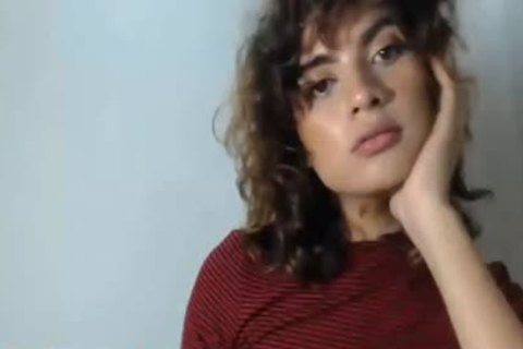fine TS loves Stroking Her Hard Shecock