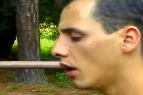 Skinny chap Strokes ramrod while Riding Schloeng Of sleazy blond tranny Renata Davila On The Backyard